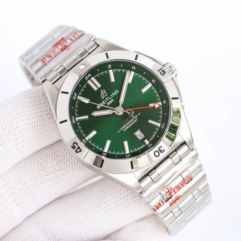 breitlingクロノマットオートマチック GMT 40男性時計 122859品質無料保証[1]