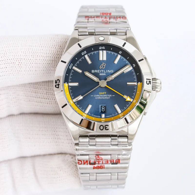 breitlingクロノマットオートマチック GMT 40男性時計 122859品質無料保証[2]