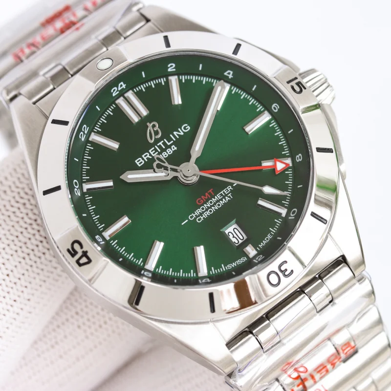 breitlingクロノマットオートマチック GMT 40男性時計 122859品質無料保証[6]