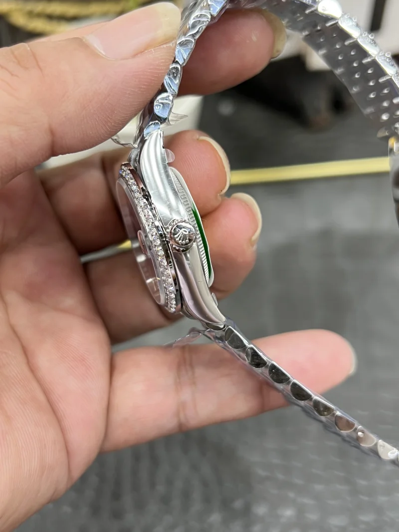 最新豪華なのロレックスデイトジャストシリーズブルーのローマ数字ベゼル新作入荷 172240[4]