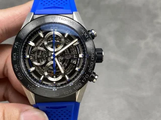 新商品限定タグ・ホイヤースーパーコピー TG カレラ01シリーズ 45mm 中空腕時計 118538