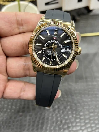日本一流の品質Rolexコピースカイドゥエラーシリーズフルオートマチック機械式時計 172232