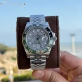 新品ロレックス高級時計隕石表面 GMT スプライト リング 586949 (4)