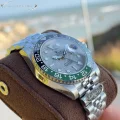 新品ロレックス高級時計隕石表面 GMT スプライト リング 586949 (5)