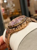 オーデマピゲ2025最新女性のアメジスト リミテッド エディション時計 26319or (6)