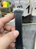 日本の男性オメガ時計コピーテープセラミックリング 171536 (5)