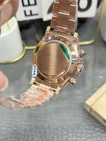 2025最新款ロレックス デイトナシリーズフルローズゴールド時計自動巻き 171570 (5)