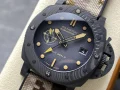 パネライ新品ネイビーシールズ カーボンファイバーケース カモフラージュストラップコピー時計 PAM1513 (3)