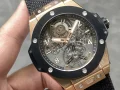 最安値挑戦hublotビッグバンコピートゥールビヨン ブラックセラミック腕時計 174759 (2)