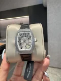 フランクミュラー上新品V32 バレルシリーズ 高級ダイヤモンドインレイ クラシックデジタルフェイス時計 119779 (3)