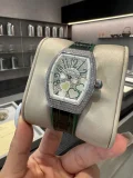 高級豪華スーパーコピーフランクミュラーV32 バレルシリーズダイヤモンドインレイ クラシックデジタルフェイス入荷 119777 (4)