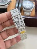 カルティエタンク2025新作 クォーツ スイス製ムーブメント女性コピー時計 175260 (2)