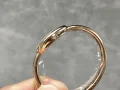 上流階級のカルティエ女性バスタブダイヤモンドリング 174934 素晴らしい価値 (5)