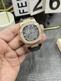 パテックフィリップ 審美的に美しい時計V3 ノーチラス ローズゴールド ダイヤモンドベゼル 171592 (2)
