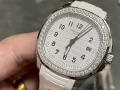 超絶のパテックフィリップアクアノートグレネード クォーツ女性スーパーコピー時計 171259-1 (3)