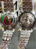 最もパワフルなロレックスデイトジャストグレーダイヤモンド激安買取41mm自動巻き 172296 (7)