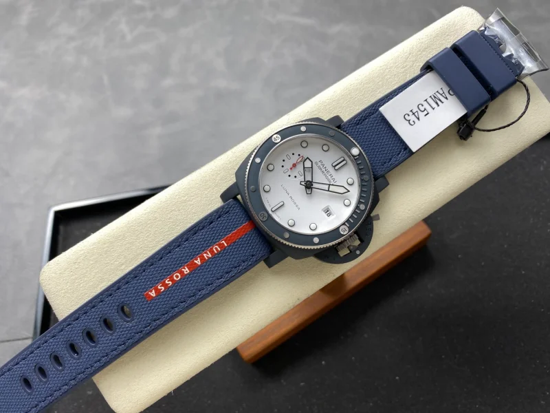2025最高のPaneraiコピーTi-セラミテック男性軍事時計セラミックケース P.900 ムーブメント PAM1543[3]