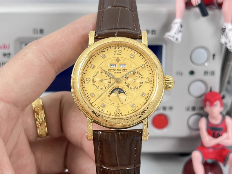精巧な職人技が光る価値の高い新商品パテックフィリップ クラシック超複雑機構多機能時計 129328[2]