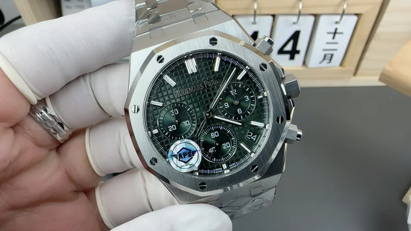 豪華なブランド オーデマピゲ ステンレススチール グリーン新品コピー時計 173440[1]