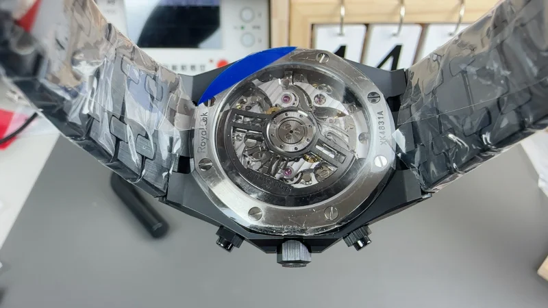 2026最先端の素材audemarspiguetメンズ ブラックセラミック魅力は時計 44mm 173438[2]