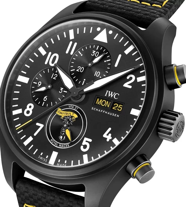 IWC時計コピーIW389107文字盤クローズアップ