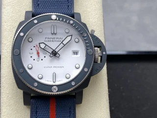 2025最高のPaneraiコピーTi-セラミテック男性軍事時計セラミックケース P.900 ムーブメント PAM1543