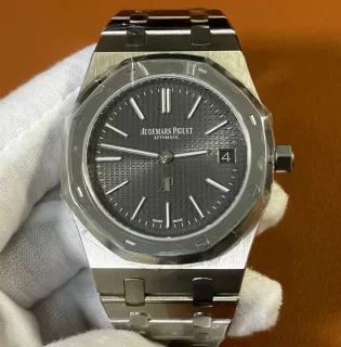 オーデマ ピゲコピー 時計偽物 ロイヤルオーク オンリーウォッチ39mm グレー「ジャンボ」エクストラシン 15202XT.GG.1240XT.99