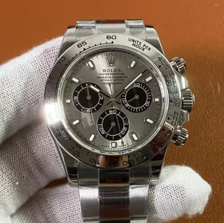 新作ロレックススーパーコピー コスモグラフ デイトナ40mm スチール/ブラック NOOBM116509-0072