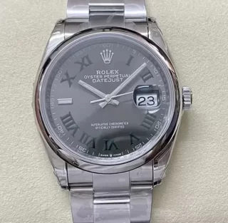 人気のブランドコピーロレックス デイトジャスト 36mm スレート ローマ 3235搭載 M126200-0018