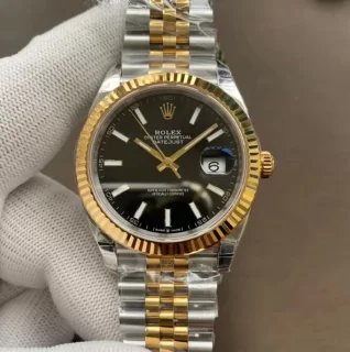 ロレックススーパーコピー時計 デイトジャスト 41mm ブラック 3235搭載 1263331