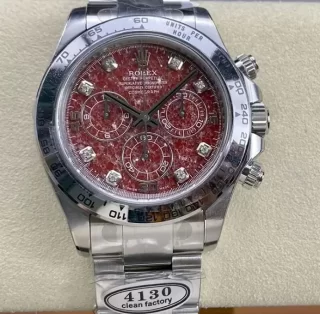 CLEAN製人気ロレックス時計コピー デイトナ ルべライト 専用の4130ムーブメントを搭載 116509G-2