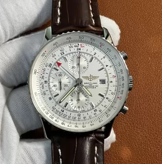 2023ブライトリングスーパーコピー時計 ナビタイマー GMT A24322121G1P1 ホワイト 46mm