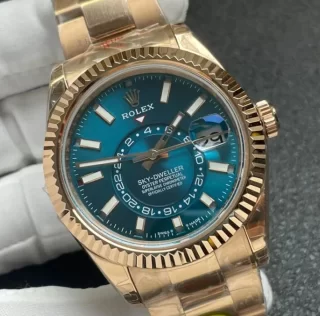 2023モデルロレックススーパーコピー M336935-0001 スカイドゥエラー 42mm エバーローズゴールド NOOB