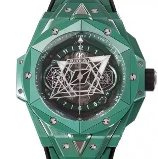BBF製 2023新品HUBLOTコピー ビッグバン ウニコ サンブルー グリーンセラミック 418.GX.5207.RX.MXM22