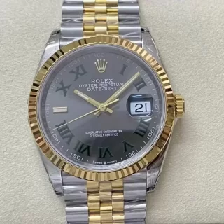 2023ロレックスコピー デイトジャスト 36mm スレートローマ M126233-0035