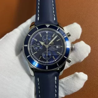 人気ブライトリングコピー時計 スーパーオーシャン ブルー 46mm ヘリテージ クロノグラフ A272C58ORC