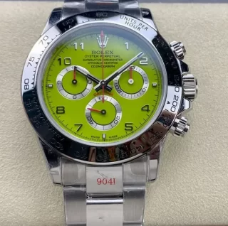 新品Rolex時計コピー デイトナ40mm グリーン コスモグラフ 専用の4130自動巻き IPK工場