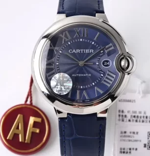 カルティエコピー時計n級 バロンブルー ブルー 42mm 2824ムーブメント搭載！ WSBB0025