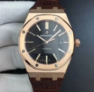 オーデマピゲ ロイヤルオーク 3120ムーブメント41mm 15400OR.OOD002CR.01 スーパーコピー時計 ブラック文字盤