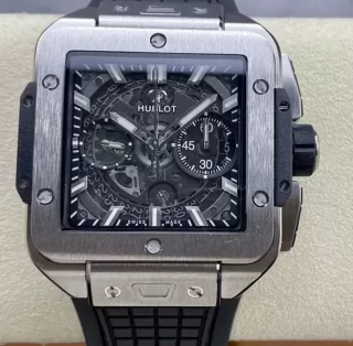 2023最完璧HUBLOTコピー スクエア・バン ウニコ チタニウム [BBF新品] 821.NX.0170.RX