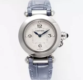 カルティエスーパーコピー時計n級 パシャ 30mm 革バンド WSPA0021-1