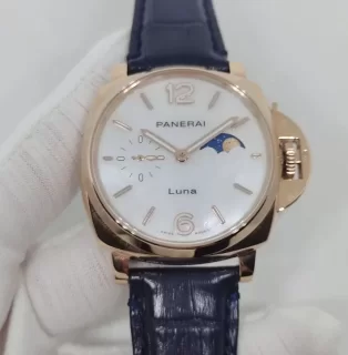新作スーパーコピー時計パネライ ルミノール ゴールドテック™ ドゥエ ルナ PAM01181