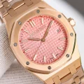 成功した人物のオーデマピゲコピーロイヤルオークコレクション機械式女性時計 129789 (5)