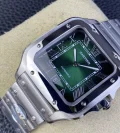 BV工場 カルティエ新品時計スーパーコピーサントス40MMスモークグリーン 2058363 (3)
