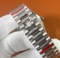 ロレックススーパーコピー時計41mm デイデイトII シルバー ベゼルダイヤ 218349A-1 (4)