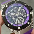 (AP製造工場)豪華さとオーデマピゲコピーロイヤルオーク紫時計新作入荷 26620IO.OO.D077CA.01 (2)
