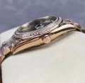 2023ロレックス デイデイト 時計コピー 40mm オリーブグリーン/ローマ文字盤 3255自動巻 M228345RBR-0011 (3)