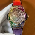 2023新品ウブロコピーn級 ビッグ・バン ワンクリック キングゴールド レインボー 465.OX.9910.LR.0999 (1)