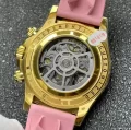 BLAKEN改装ロレックスコピー時計n級 コスモグラフ デイトナ40mm スケルトンダイヤル ピンク M004630 (5)