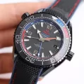 新品オメガコピー時計 クロノメーターGMT ETNZディープブラック シーマスター プラネットオーシャン 215.92.46.22.01.004 (5)